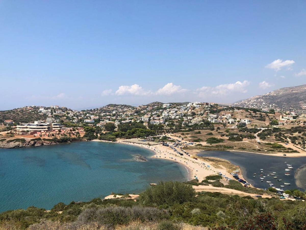 Renovated Apt Close To Beach Wifi Ac Anavyssos Bagian luar foto