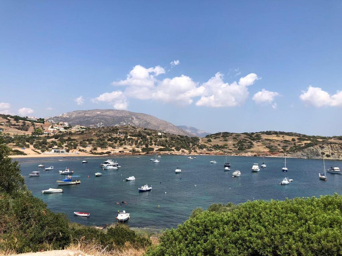 Renovated Apt Close To Beach Wifi Ac Anavyssos Bagian luar foto