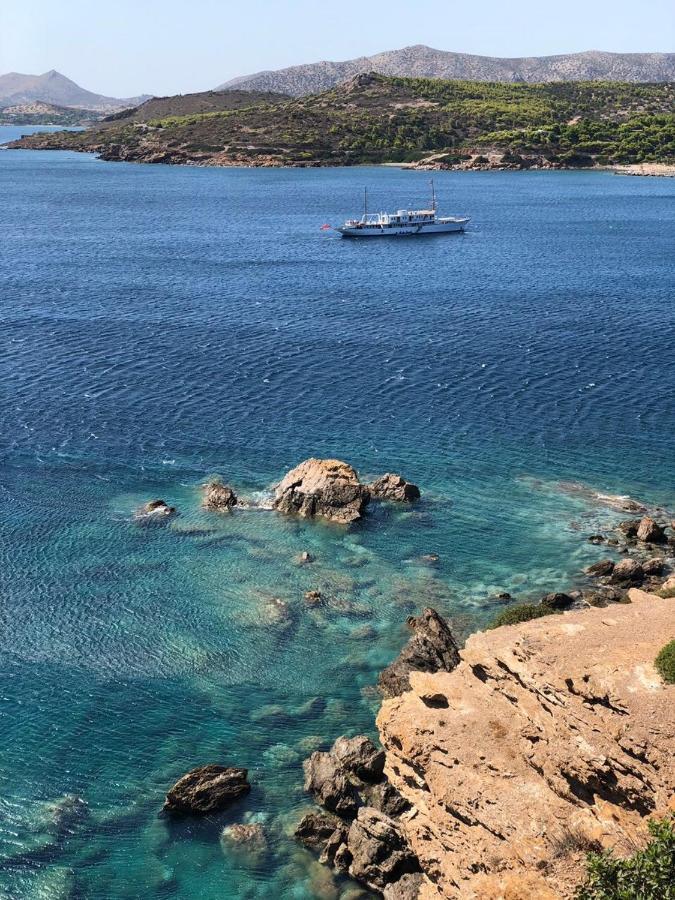 Renovated Apt Close To Beach Wifi Ac Anavyssos Bagian luar foto